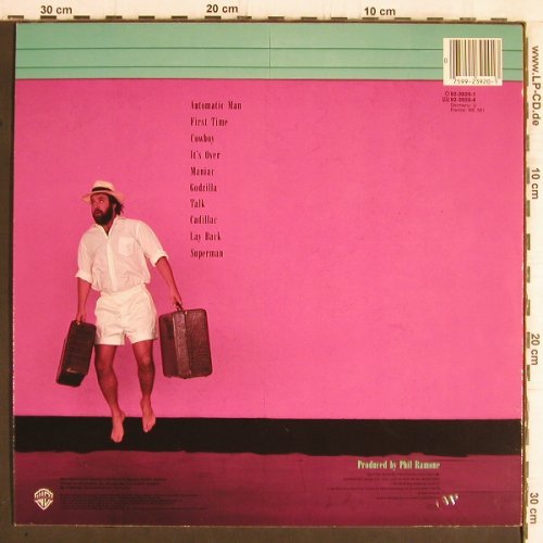 Sembello,Michael: Bossa Nova Hotel, WB (92-3920-1), D, 1983 Typ: LP Best.-Nr.: Y5977 Preis: 6,00 Euro