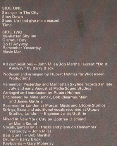 Miles,John: Stranger In The City, Foc, Decca(6.22950 AO), D, 1976 - LP - Y6013 - 5,00 Euro