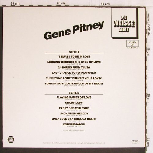 Pitney,Gene: Same (Die Weisse Serie), Ultraphone (6.25230 AF), D, Ri, 1982 Typ: LP Best.-Nr.: Y6020 Preis: 5,00 Euro