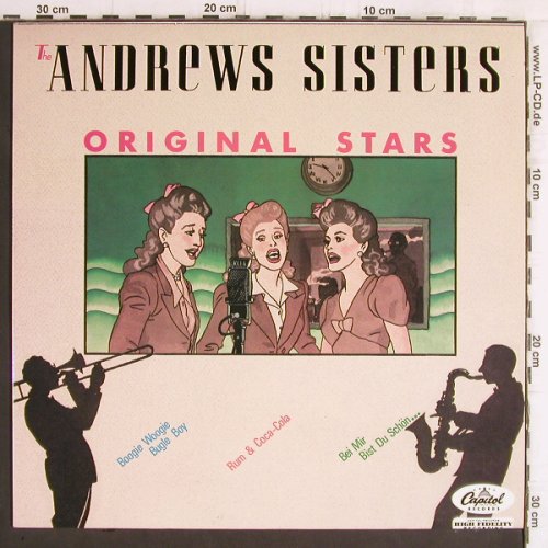 Andrews Sisters: Original Stars (1957/58), Capitol (2600141), NL, Ri, 1984 Typ: LP Best.-Nr.: Y6026 Preis: 7,50 Euro