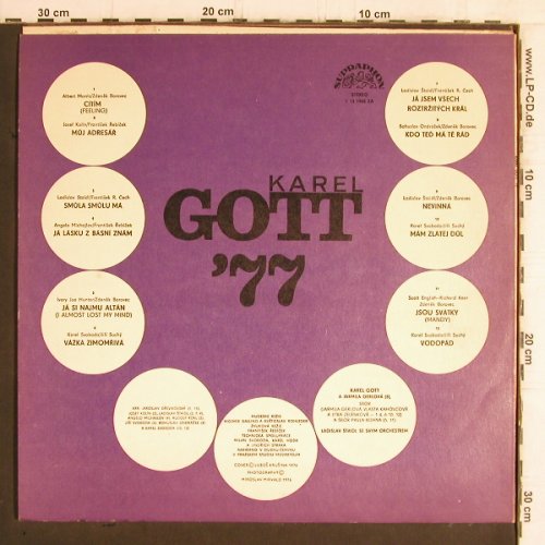 Gott,Karel: '77, Supraphon(1 13 1908 ZA), CSSR, 1976 - LP - Y6045 - 7,50 Euro