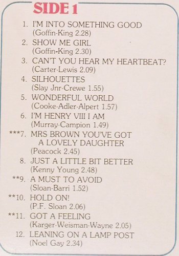 Herman's Hermits: Hit History, Foc, RAK(EMC 2719), AUStralia, 1980 - LP - Y6055 - 7,50 Euro