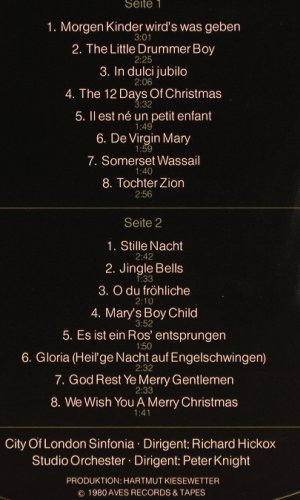 King's Singers: Festliche Weihnacht mit den, Aves(INT 161.533), D, 1980 - LP - Y6099 - 6,00 Euro