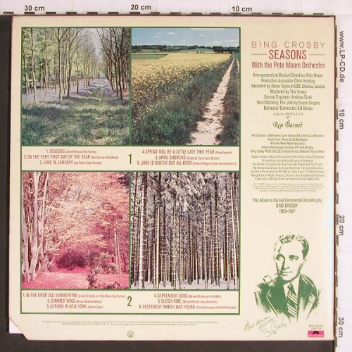 Crosby,Bing: Seasons, Foc, Polydor(PD-1-6128), US, CO, 1977 - LP - Y6157 - 6,00 Euro