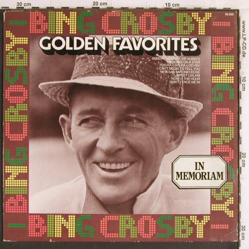 Crosby,Bing: Golden Favorites - In Memorian, MCA(52.023), D, Ri, 1973 - LP - Y6159 - 6,00 Euro