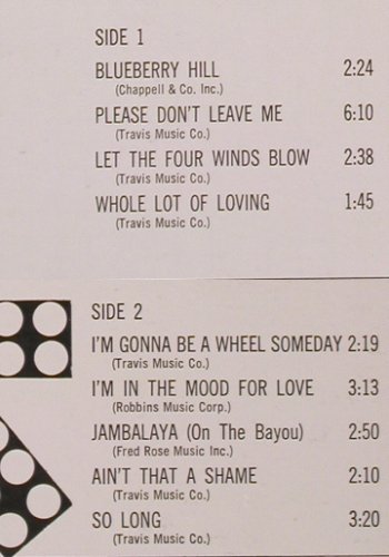 Domino,Fats: Blueberry Hill, Pickwick(SPC-3111), US,  - LP - Y6194 - 5,00 Euro