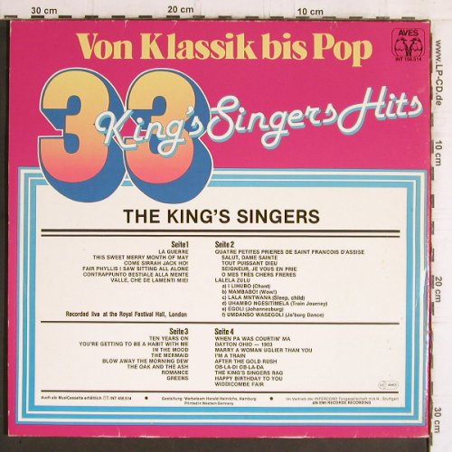 King's Singers: Von Klassik bis Pop,Live London'78, Aves(INT 156.514), D, m-/vg+, 1980 - 2LP - Y6208 - 6,00 Euro