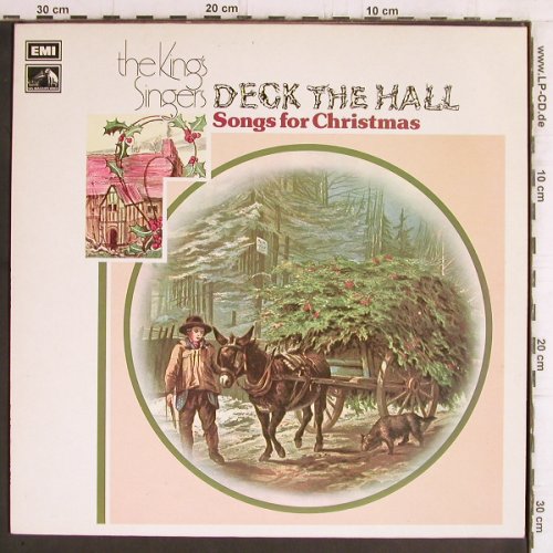 King's Singers: Deck the Hall, Songs for Christmas, EMI(HQS 1308), UK, 1973 - LP - Y6211 - 5,00 Euro