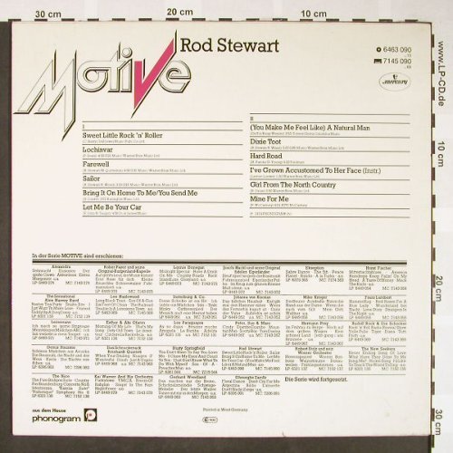 Stewart,Rod: Motive (Serie), Mercury (6463 090), D, 1974 Typ: LP Best.-Nr.: Y6301 Preis: 5,00 Euro
