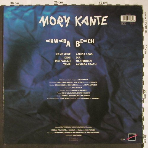 Kante,Mory: Akwaba Beach, Barclay(833 119-1), D, 1987 - LP - Y6341 - 5,00 Euro