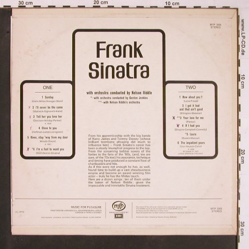 Sinatra,Frank: Same, vg+/vg+, MFP (5005), D Typ: LP Best.-Nr.: Y660 Preis: 5,00 Euro