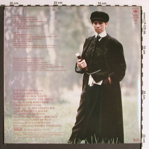 Streisand,Barbra: Yentl - Soundtrack, Foc, CBS (86302), NL, 1983 Typ: LP Best.-Nr.: Y6615 Preis: 7,50 Euro