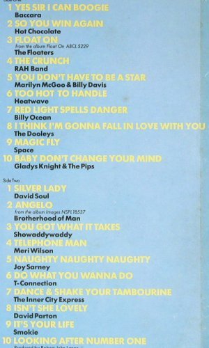 V.A.Disco Fever: 20 Orign.Hits,Baccara..BoomTownRats, K-tel (NE 1014), UK, 1977 Typ: LP Best.-Nr.: Y6672 Preis: 4,00 Euro