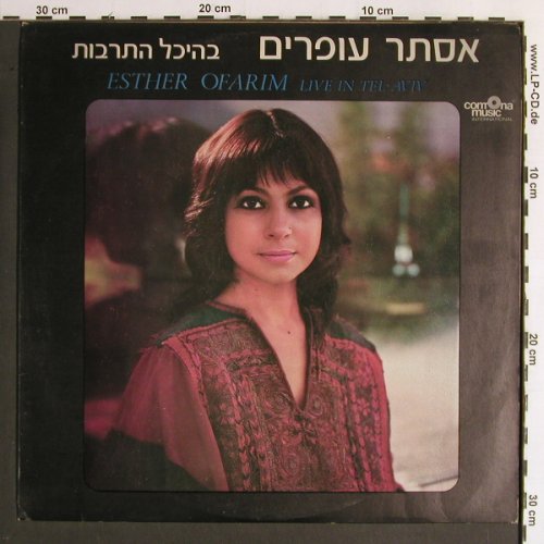 Ofarim,Esther: Live In Tel-Aviv, Contona Music (LP 7724), D Typ: LP Best.-Nr.: Y6728 Preis: 7,50 Euro