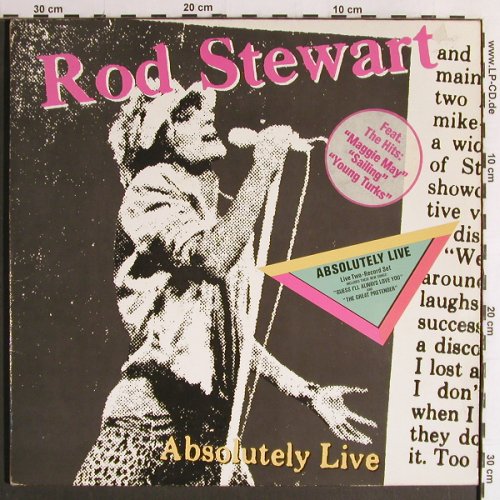 Stewart,Rod: Absolutly Live,Foc, WB (92.3743-1), D, 1982 Typ: 2LP Best.-Nr.: Y6772 Preis: 7,50 Euro