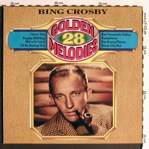 Crosby,Bing: 28 Golden Melodies,(1942-56) Foc, MCA(301 378-370), D, Ri, 1980 - 2LP - Y6812 - 7,50 Euro