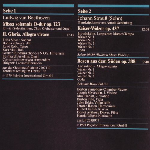 V.A.1979 - Ein Jahr voller Musik: Den Freunden u.Hauses,Klassik/Pop, D.Gr./Polydor (2815 010), D, Foc, 1978 Typ: 2LP Best.-Nr.: Y6841 Preis: 5,00 Euro