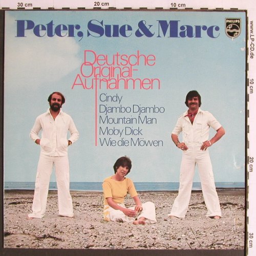 Peter,Sue & Marc: Deutsche Original-Aufnahmen, Philips (6305 346), D, m /vg+, 1977 Typ: LP Best.-Nr.: Y6896 Preis: 5,50 Euro