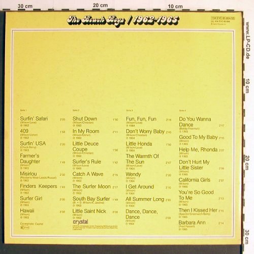 Beach Boys: 1962-1965, Foc, m /vg+, Capitol (134 EVC85804/05), D Typ: 2LP Best.-Nr.: Y6929 Preis: 7,50 Euro
