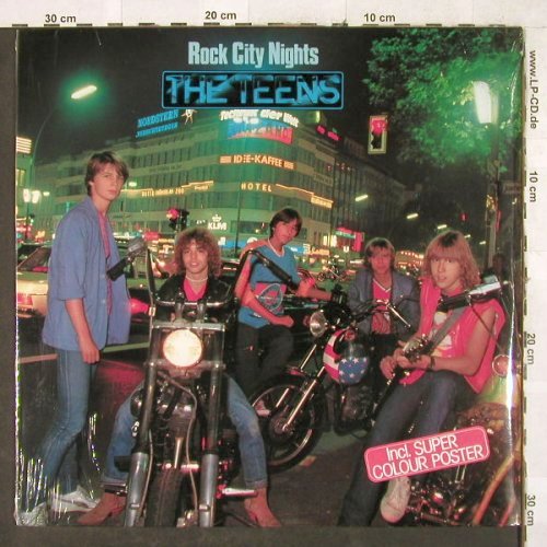 Teens: Rock City Nights, Poster, FS-New, Hansa(203 103-320), D, 1980 - LP - Y6966 - 9,00 Euro