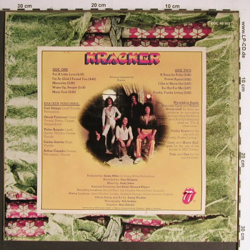 Kracker: Kracker Brand,Foc, Promo/Warenpr., Rolling Stones Rec.(COC 49 102), D, 1973 - LP - Y6968 - 20,00 Euro