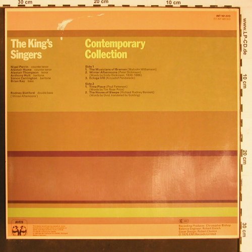 King's Singers: Contemporary Collection'75 ,m-/vg+, Aves(INT 161.513), D, Ri, 1975 - LP - Y704 - 6,00 Euro