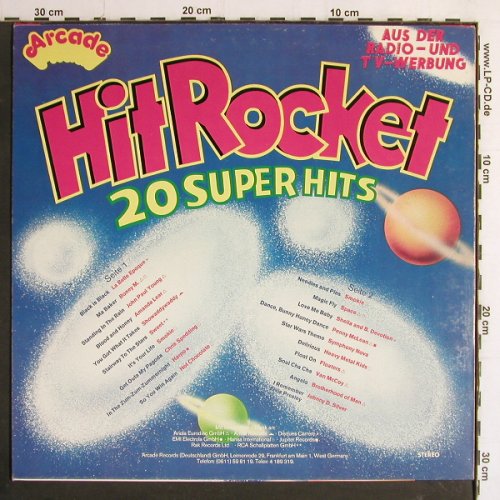 V.A.Hit Rocket-20 Super Hits: Belle Epoque...Johnny D.Silver, Arcade (ADE G 29), D, 1977 Typ: LP Best.-Nr.: Y7175 Preis: 5,00 Euro