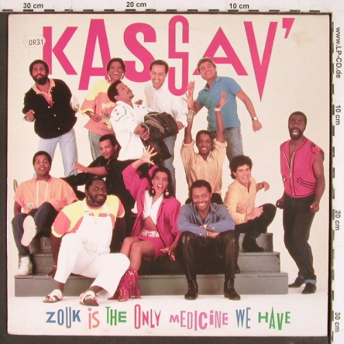 Kassav': Zouk Is The Only Medicine We Have, Greensleeves Rec.(GREL 2001), UK, 1988 - LP - Y7326 - 7,50 Euro