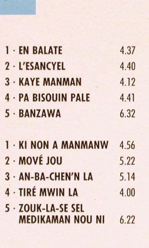Kassav': Zouk Is The Only Medicine We Have, Greensleeves Rec.(GREL 2001), UK, 1988 - LP - Y7326 - 7,50 Euro