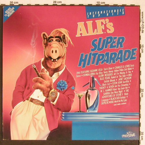 V.A.Alf's Super Hitparade: Tom's Diner...Beats International, Polystar (845 285-1), D, 1990 Typ: 2LP Best.-Nr.: Y7347 Preis: 6,00 Euro