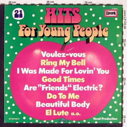 Hiltonaires: Hits for young people (21), Europa(111 884.6), D, 1979 - LP - Y7360 - 5,00 Euro