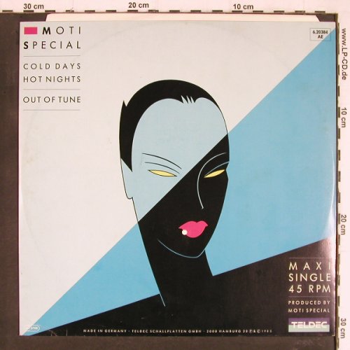 Moti Special: Cold Days Hot Nights+1, OrangeVinyl, Teldec (6.20384 AE), D, 1985 Typ: 12" Best.-Nr.: Y7367 Preis: 4,00 Euro