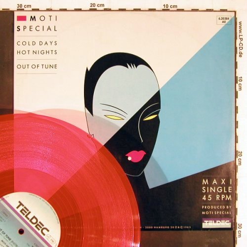 Moti Special: Cold Days Hot Nights+1, OrangeVinyl, Teldec (6.20384 AE), D, 1985 Typ: 12" Best.-Nr.: Y7367 Preis: 4,00 Euro