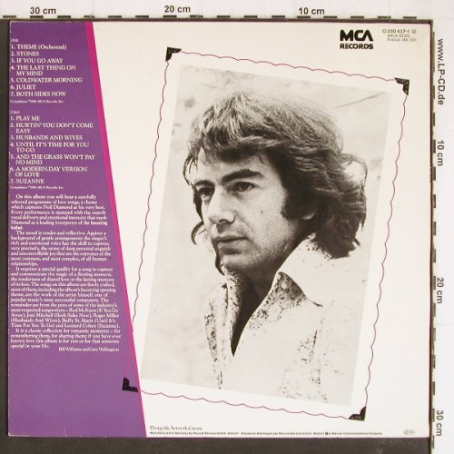Diamond,Neil: Love Songs, MCA(250 437-1), D, 1981 - LP - Y7402 - 6,00 Euro