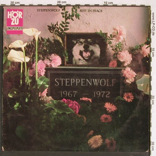 Steppenwolf: Rest In Peace, vg+/m-, Probe HörZu (SHZE 356), D, 1972 Typ: LP Best.-Nr.: Y7453 Preis: 12,50 Euro