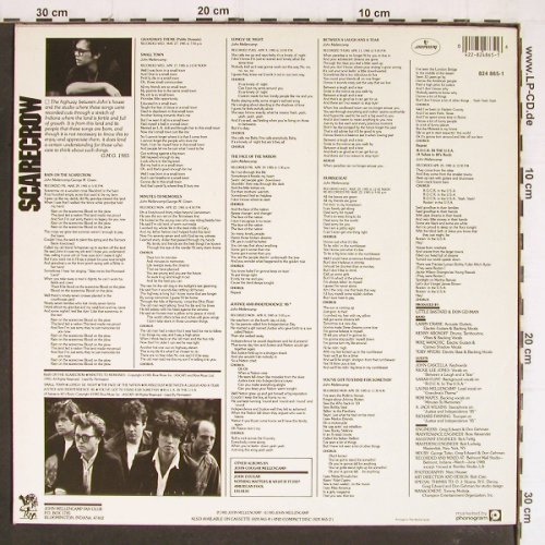 Cougar Mellencamp,John: Scarecrow, Mercury(824 865-1), NL, 1985 - LP - Y7463 - 3,00 Euro