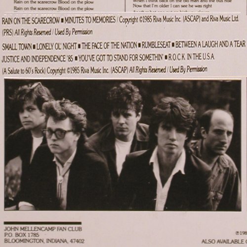 Cougar Mellencamp,John: Scarecrow, Mercury(824 865-1), NL, 1985 - LP - Y7463 - 3,00 Euro
