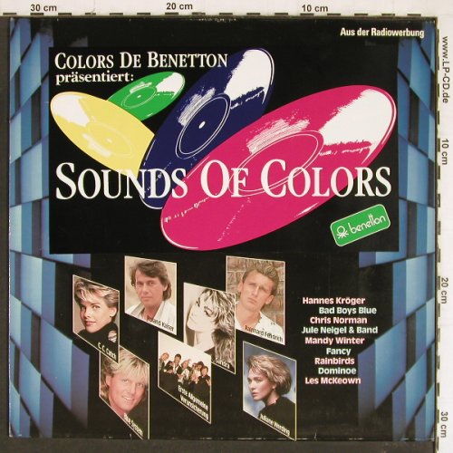 V.A.Colors de Benetton: Sounds of Colors, Ariola (209 447), D, 1988 Typ: LP Best.-Nr.: Y7464 Preis: 4,00 Euro