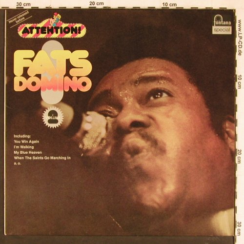 Domino,Fats: Attention! Vol.2, (Live 1965), Fontana(6430 100), D,  - LP - Y7501 - 6,00 Euro