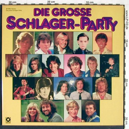 V.A.Die grosse Schlager-Party: Roland Kaiser... Gary Numan, Foc, Sonocord (27 176-7), D, 1980 Typ: 2LP Best.-Nr.: Y7557 Preis: 5,00 Euro