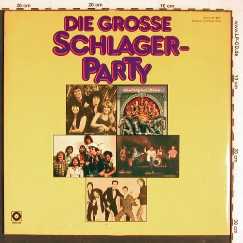 V.A.Die grosse Schlager-Party: Roland Kaiser... Gary Numan, Foc, Sonocord (27 176-7), D, 1980 Typ: 2LP Best.-Nr.: Y7557 Preis: 5,00 Euro