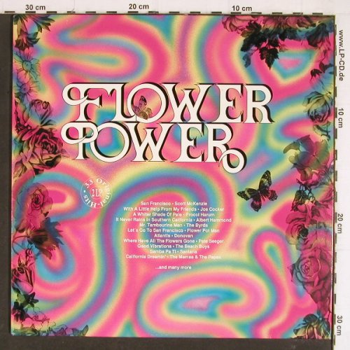 V.A.Flower Power: Scott McKenzie...Pete Seeger, CBS (465784 1), NL, 1989 Typ: 2LP Best.-Nr.: Y7610 Preis: 6,00 Euro