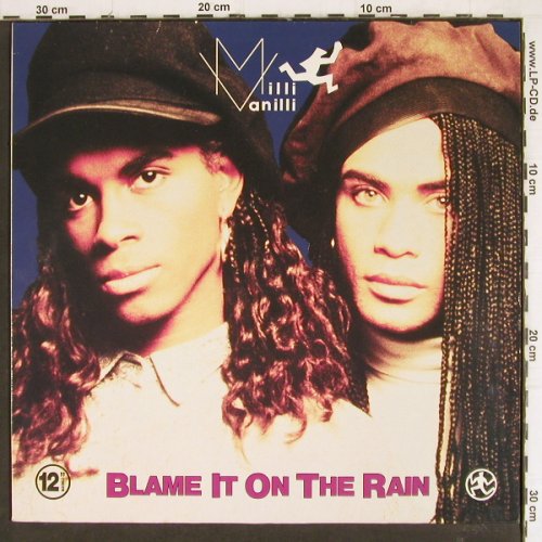 Milli Vanilli: Blame It On The Rain*2+1, Hansa(612 364), D, 1989 - 12inch - Y7636 - 3,00 Euro