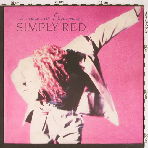 Simply Red: A New Flame, Facts, Elektra (244 689-1), D, 1989 Typ: LP Best.-Nr.: Y7643 Preis: 6,00 Euro