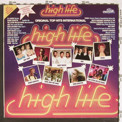 V.A.High Life: Original Top Hits ,Winter 82/83, Polystar (2475 569), D, 1982 Typ: LP Best.-Nr.: Y7659 Preis: 4,00 Euro