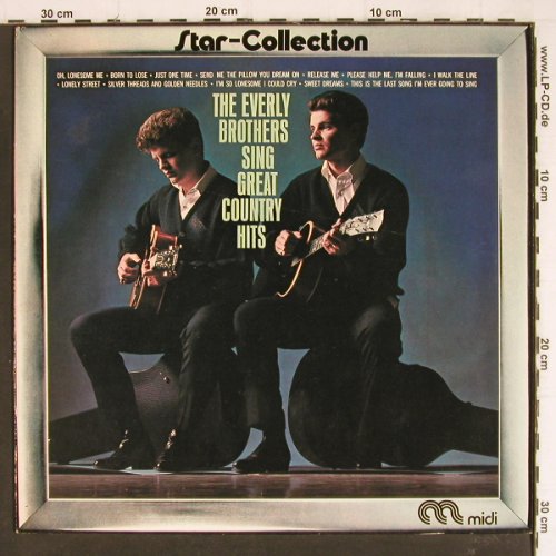 Everly Brothers: Sing Great Country Hits, Ri (1963), Midi (red)(MID 26 025 F), D,  - LP - Y7672 - 5,00 Euro
