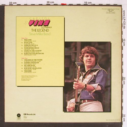 Miller,Steve: The Legend, m-/vg+, Capitol Vine(VMP 1008), UK,  - LP - Y7884 - 5,00 Euro