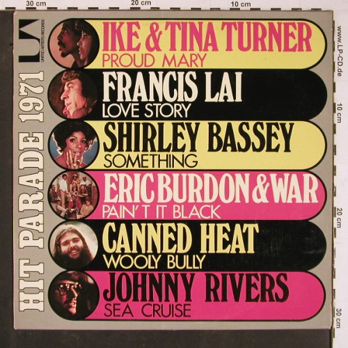 V.A.Hit Parade 1971: Ike and Tina Turner..Johnny Rivers, UA(UAS 29.243), F, 1971 - LP - Y800 - 9,00 Euro