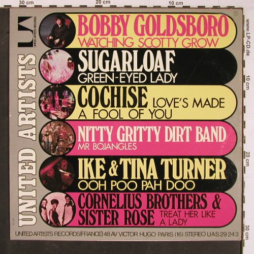 V.A.Hit Parade 1971: Ike and Tina Turner..Johnny Rivers, UA (UAS 29.243), F, 1971 Typ: LP Best.-Nr.: Y800 Preis: 8,00 Euro
