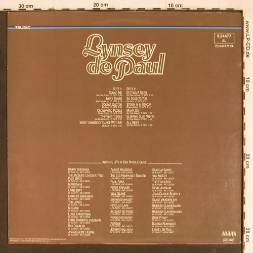 De Paul,Lynsey: Same, Profile Serie, Teldec(6.24477 AL), D, 1980 - LP - Y8013 - 5,00 Euro